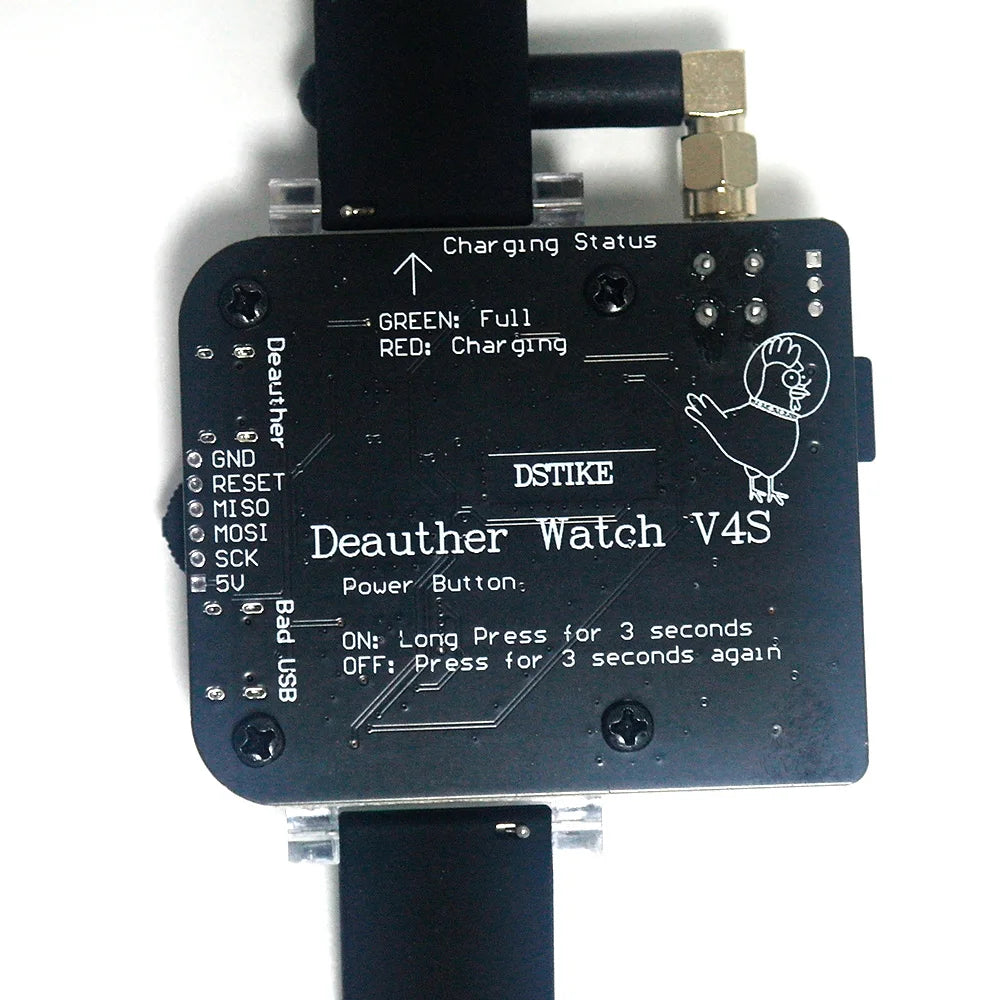 DSTIKE Deauther Watch V4S: WiFi BadUSB