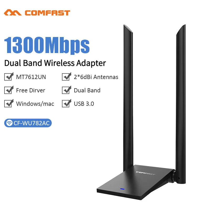 RTL8814AU 1900Mbps USB3.0 WiFi Adapter