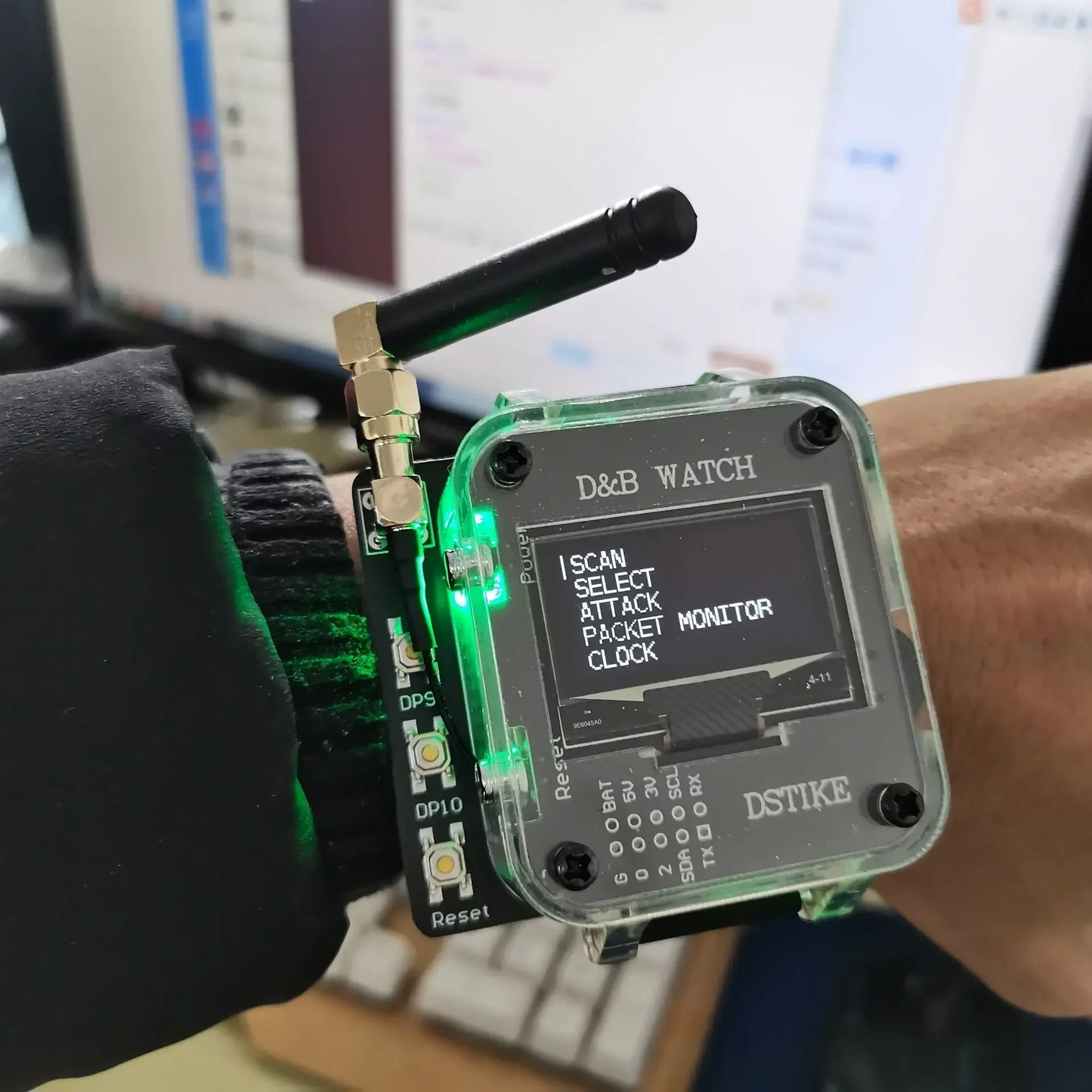 DSTIKE WiFi Deauther V4S Smart Watch Development Board
