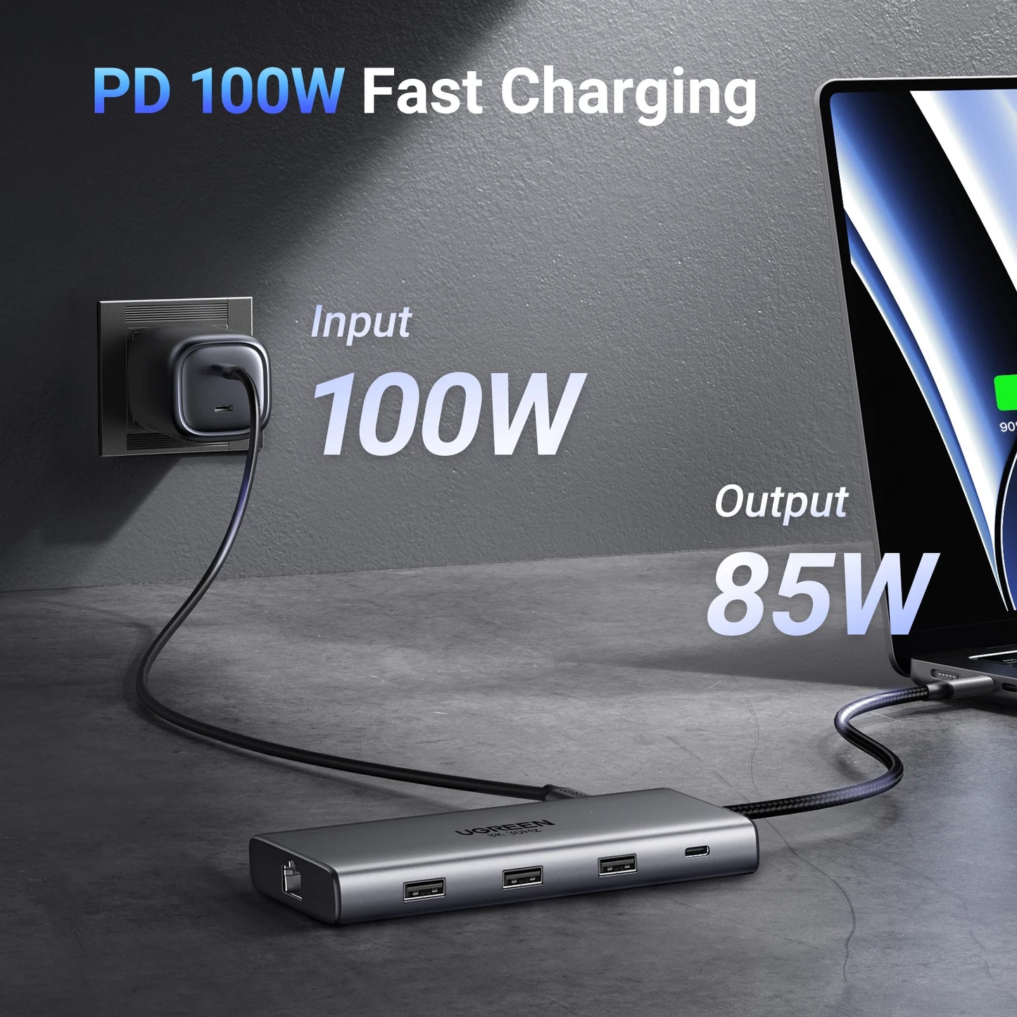UGREEN 10-in-1 USB C Hub with Dual HDMI and 8K Adapter