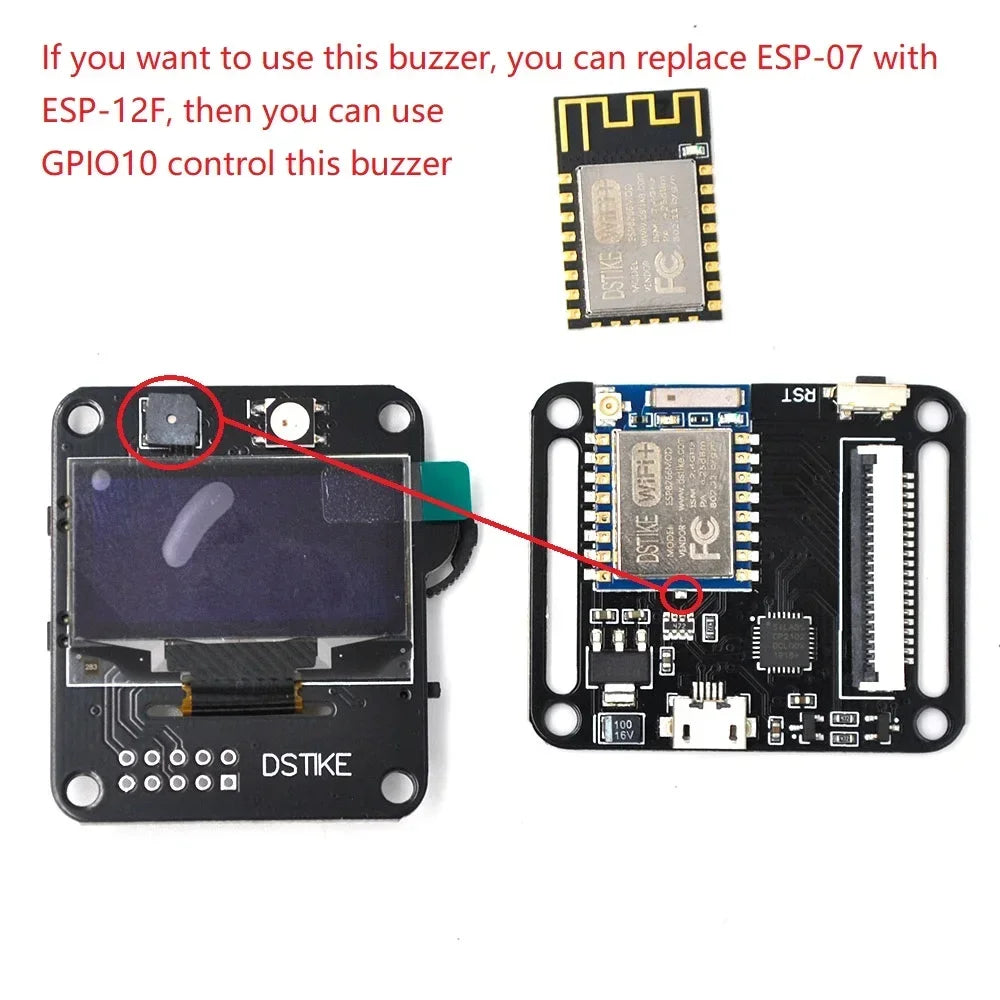 DSTIKE WiFi Deauther V4S Smart Watch Development Board
